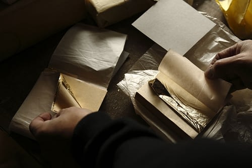 Gold leaf materials Gold leaf materials