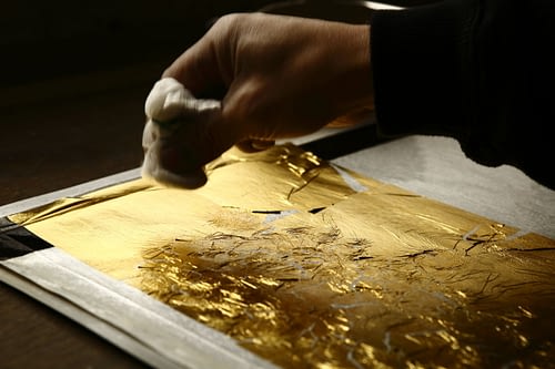 Gold leaf techniques Gold leaf techniques